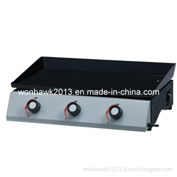 Gas Plancha BBQ Grill with 3 Burners with CE Certificate